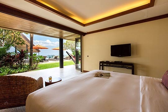 Bedroom four tropical view